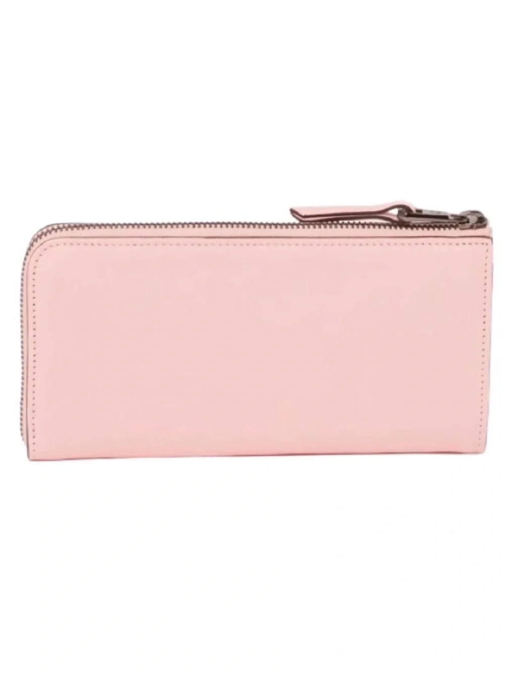🆕- Longchamp Leather 3/4 Zip Continental Wallet- Light Pink
